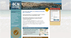 Desktop Screenshot of bcn-rentals.com