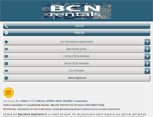 Tablet Screenshot of bcn-rentals.com